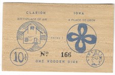 1972, Clarion Iowa Coin