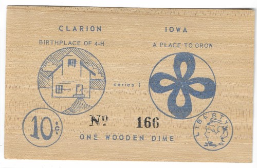 1972 clarion iowa coin - clarion,