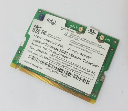 Wifi intel - pro, wireless