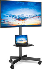 Supporto TV Da Pavimento Porta TV Con Ruote Carrello per Schermi Plasma/Lcd/Led 