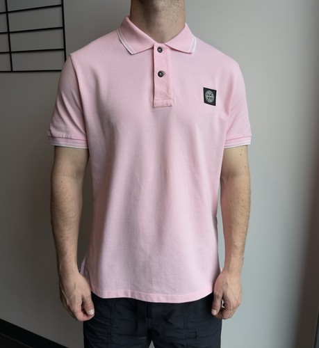 Polo uomo stone island - stone, patch