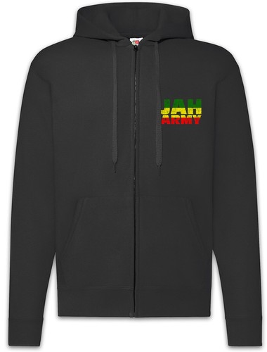 Felpa con cappuccio - zip, jah
