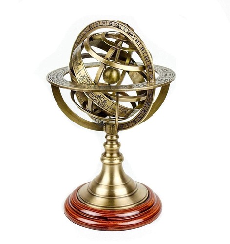 Sfera armillare reale antico - sfera,