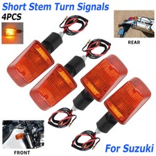 Per Suzuki DR350 DR650 DR 125 200 250 GSXR 750 1100 Segnali di direzione stelo corto 4pz