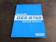 Suzuki GSX-R750 GSX-R750y 2000 manuale servizio riparazione officina manuale officina