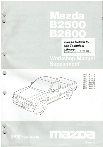 Mazda b2200 b2600 - b2200, &