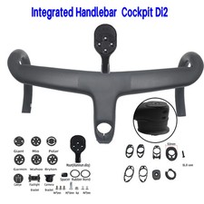 Cablaggio cavo interno manubrio carbonio bici strada 28,6mm 380/400/420/440mm  