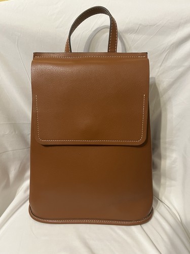 Zaino zara marrone ecopelle - zaino,