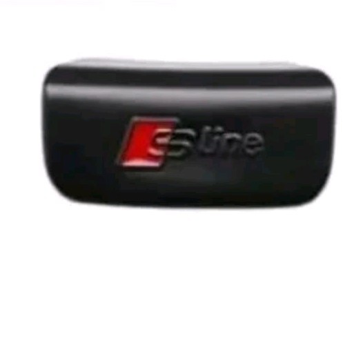 Line emblema logo nero - line, rosso