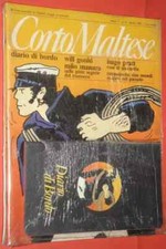 RIVISTA FUMETTI ITALIANA vintage CORTO MALTESE 1985 libro diario sigillato Hugo Pratt