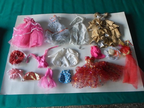 Lotto abiti mattel barbie - abiti,