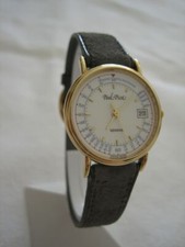 NOS NUOVO OROLOGIO PAUL PICOT EXTRA SLIM PLACCATO QUARZO 80'