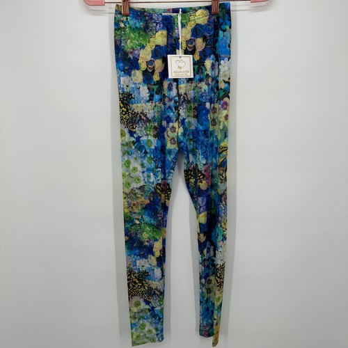 Leggings farfalla floreale