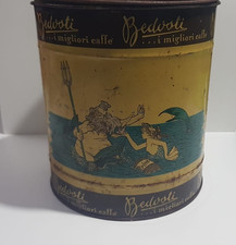 LATTA LATTINA VINTAGE SCATOLA CAFFE' LUIGI BEDOSTI TORINO RARISSIMA