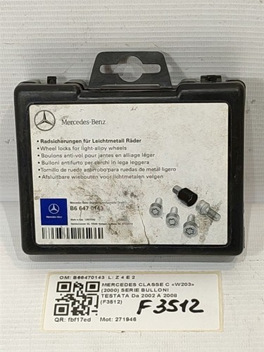 Kit bulloni ruote antifurto - kit,