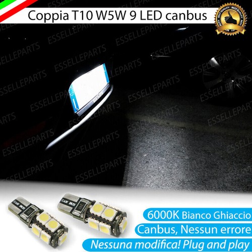 Coppia luci targa - 9, led