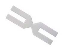 Front Grille Emblem White