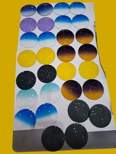 lenti occhiali da sole made italy vintage anni 80 STOCK neutre colorate 30