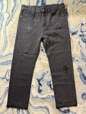 Jeans incrociati neri Chrome