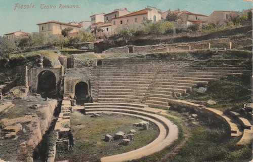 Cartolina fiesole teatro - cartolina,
