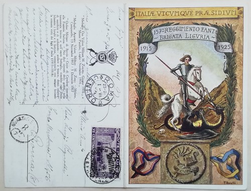Cartolina 157 reggimento - 157,