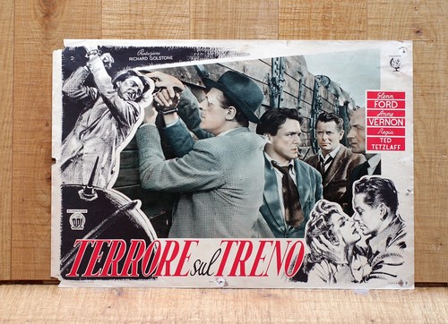 Terrore sul treno fotobusta - terrore,