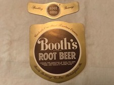 Booth root beer etichette - booth’s,