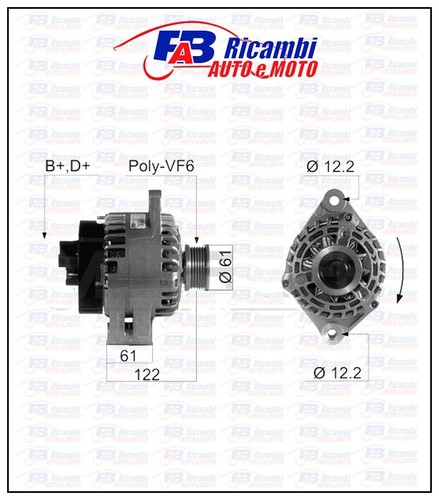 Alternatore 147 156 159 - 147,