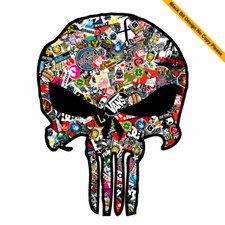 Sticker Bomb puniser skull