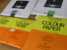 75 fogli carta fotografica vintage 8x10" ilford (50) altri (25) + 50 5x7"