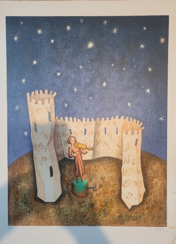 Enrico benaglia litografia - benaglia,