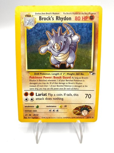 Carta pokémon brock - pokémon, brock's