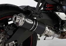 Scarico Hurric Supersport alluminio nero Suzuki GSX 600 R GSX 750 R dal 11