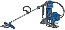 Decespugliatore a scoppio zaino spalla zainato Hyundai 2 tempi 52cc tagliaerba