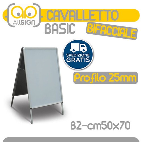 Cavalletto pubblicitario 50x70 - cavalletto,