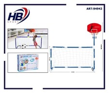 Set 2 In 1-Porta Da Calcio E