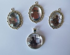 CIONDOLO COLLANA PORTACHIAVI  Acciaio TONDO personalizzato con Foto 