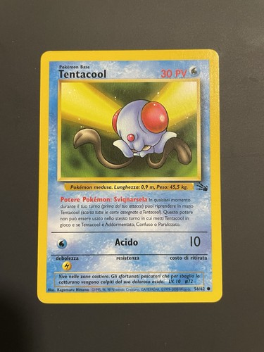 Pokemon tentacool fossil 62 - pokemon,