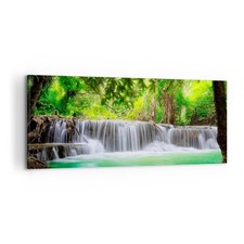 Quadro su Tela 100x40cm Acqua