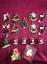 Lotto 16 Decorazioni Natalizie Vintage Miste - Albero Di Natale - Fai Da Te/DIY
