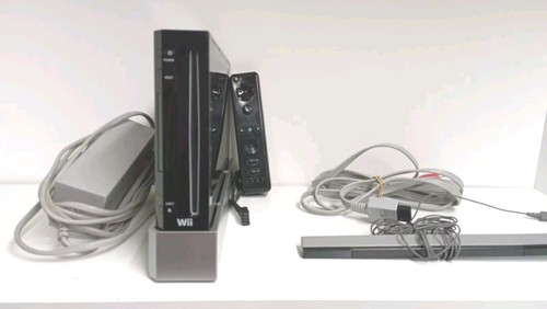 Nintendo wii black rvl - wii, rvl-001