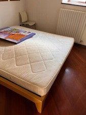 letto matrimoniale legno massello Cassina introvabile modello Juno