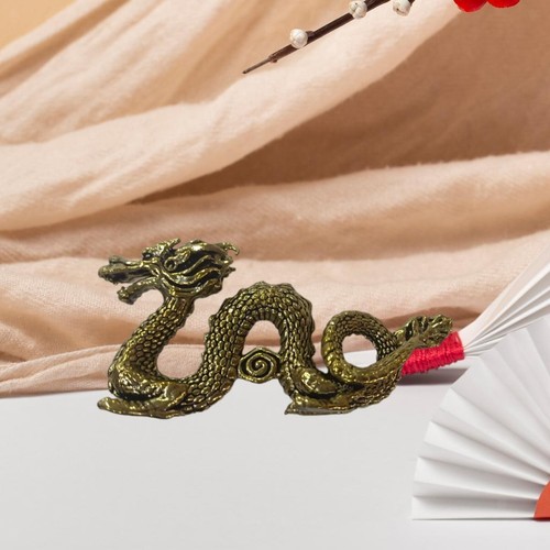 Statuetta drago ottone - di,