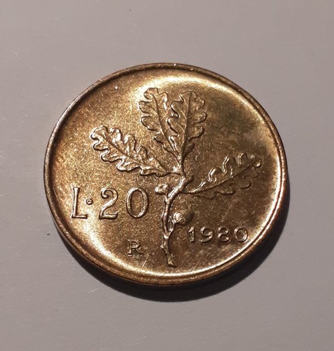 Italia rara lire 1980 - 20,