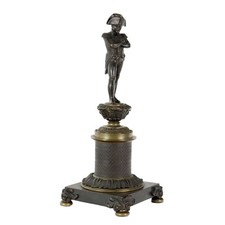 Statua Antica Bronzo Napoleone Francia XIX-XX Secolo Originale