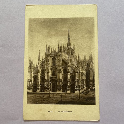 Milan cathedrale cartolina - milan,