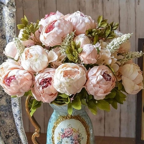 Grappolo artificiale peonia - 1,