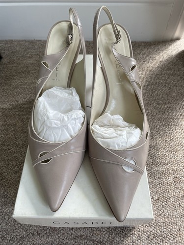 Scarpe casadei capretto sasso - scarpe,