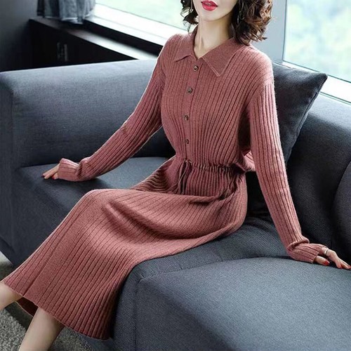 Abito maglione midi donna - maglione,