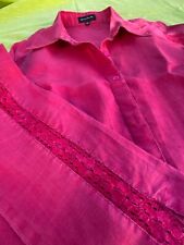 CAMICIA IN LINO FUCSIA GIORGIO KAUTEN DONNA 46